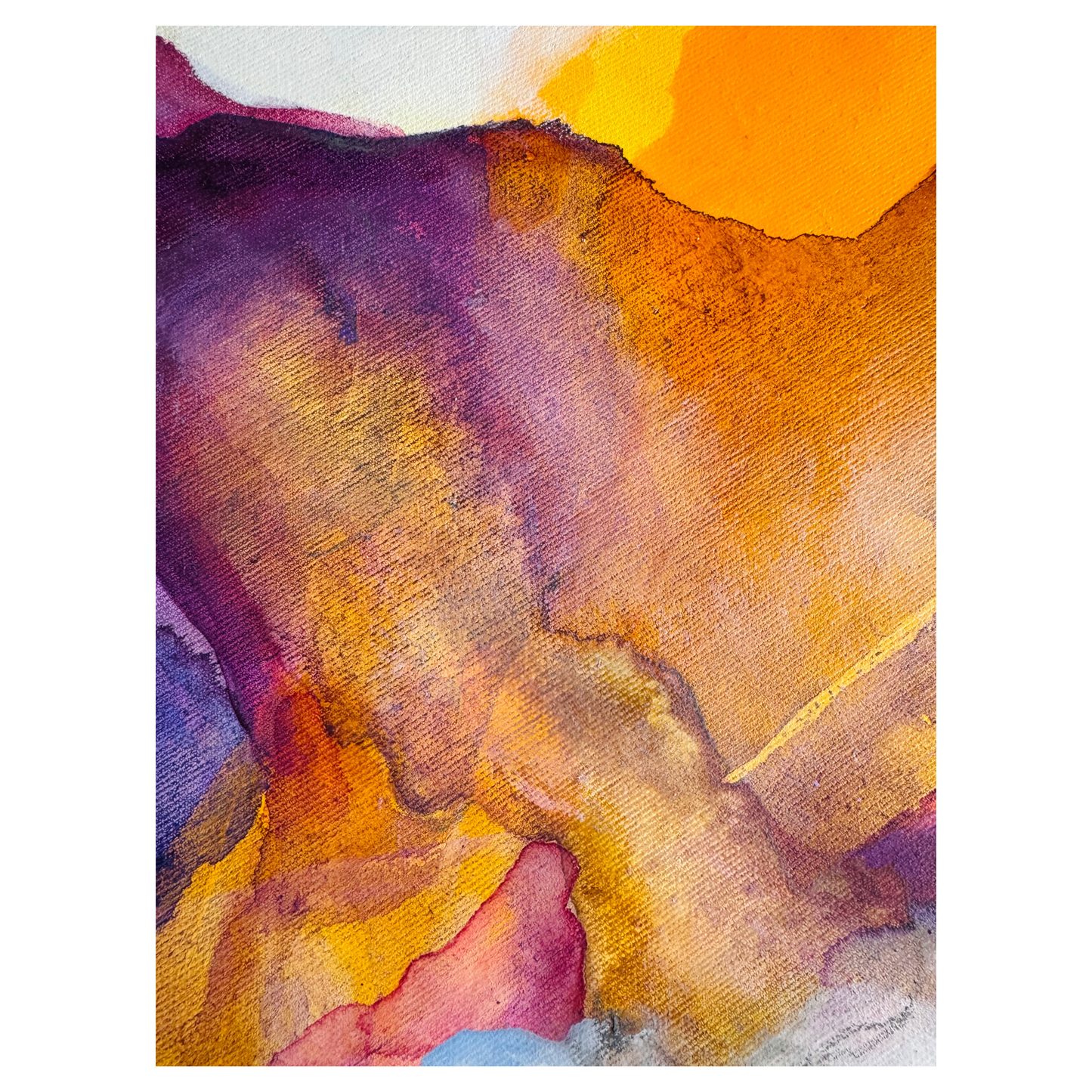 "Sein - Tun - Haben" Mixed Media auf Leinwand, Größe: 3x je 50 x 70 cm (BxH)