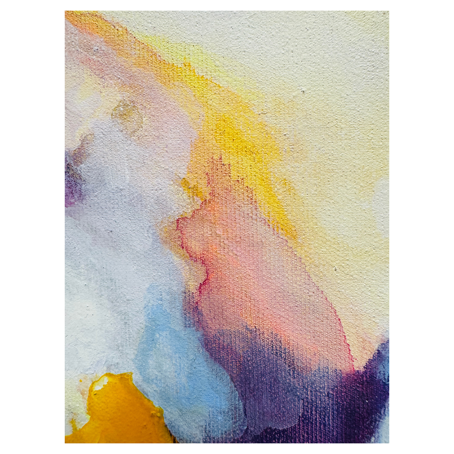 "Sein - Tun - Haben" Mixed Media auf Leinwand, Größe: 3x je 50 x 70 cm (BxH)