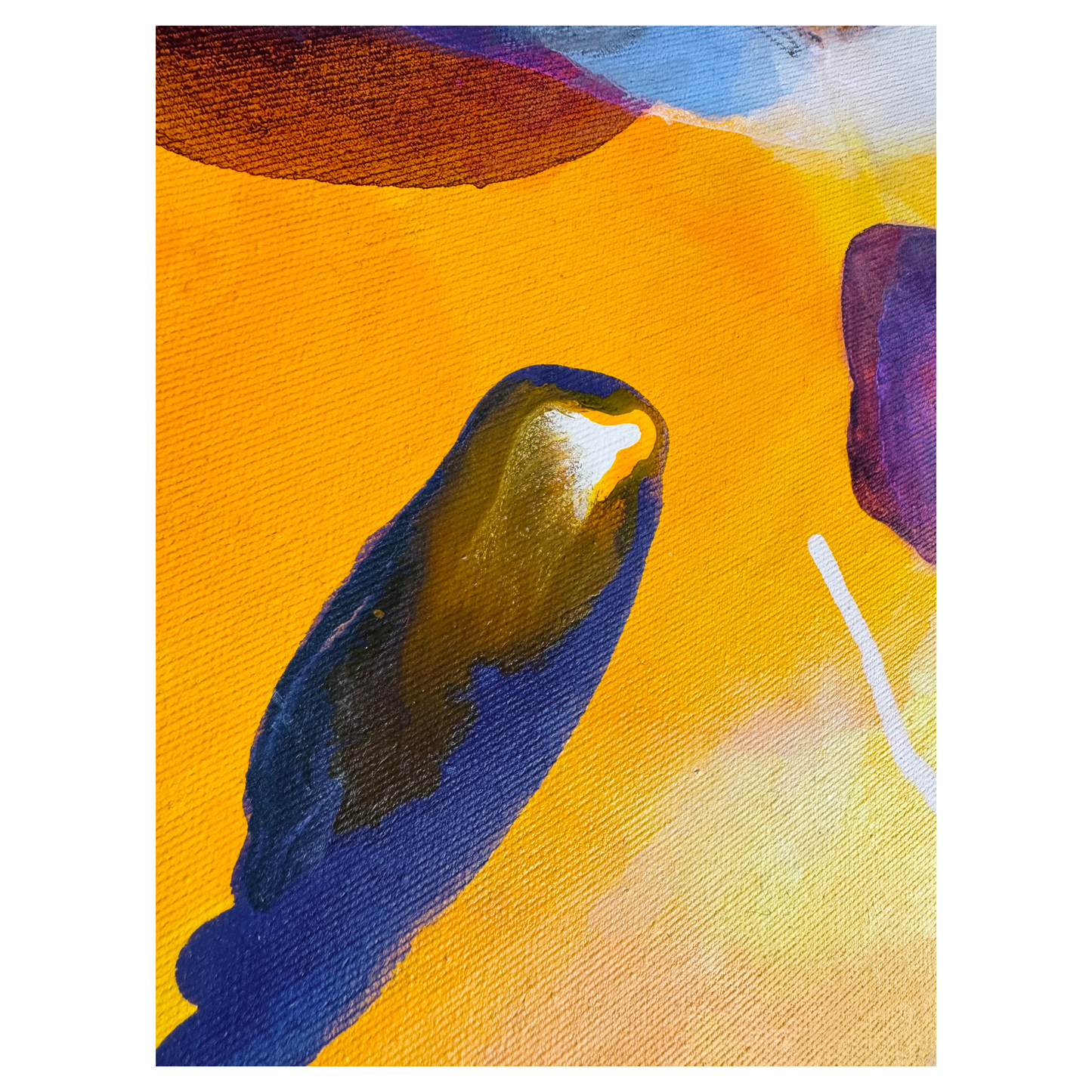 "Sein - Tun - Haben" Mixed Media auf Leinwand, Größe: 3x je 50 x 70 cm (BxH)