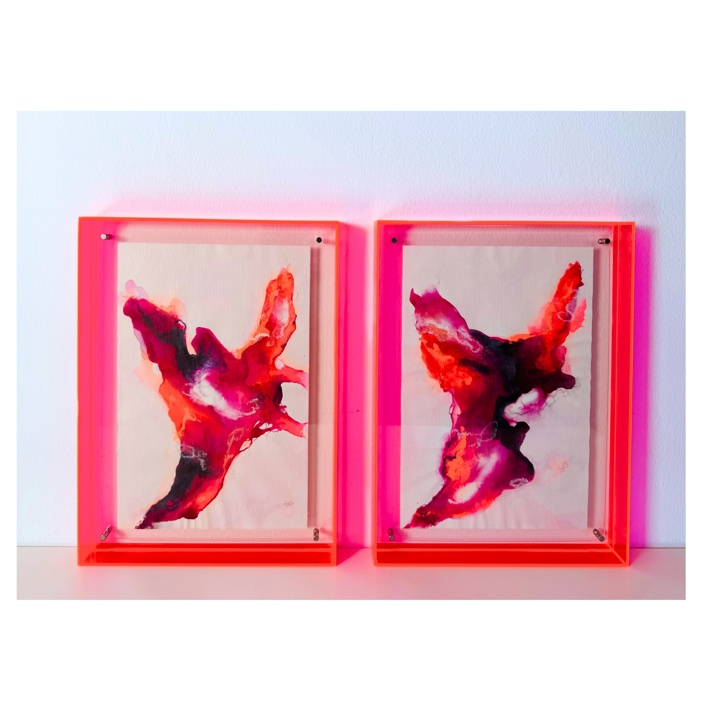 "Transformation S 11" Mixed Media auf unbespannter Leinwand, Größe: 20 x 30 cm (BxH)