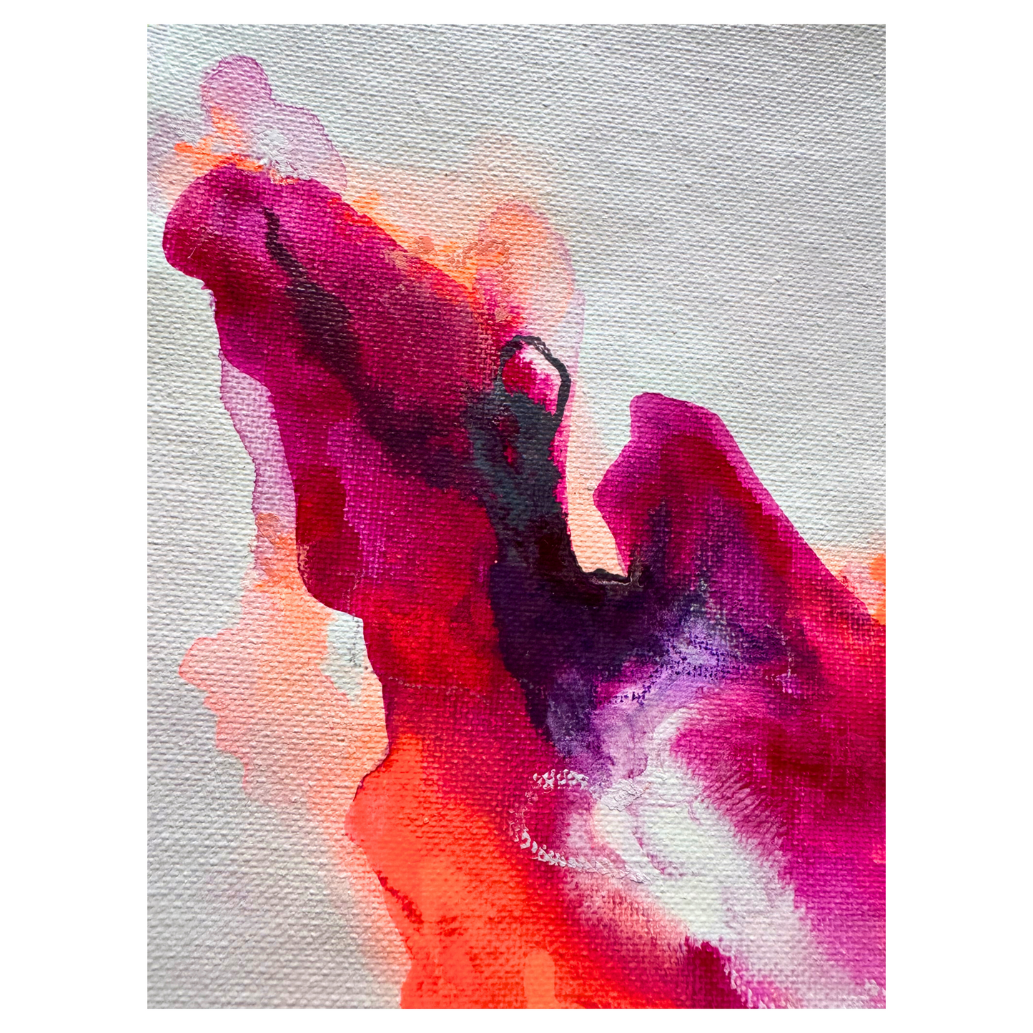 "Transformation S 10" Mixed Media auf unbespannter Leinwand, Größe: 20 x 30 cm (BxH)