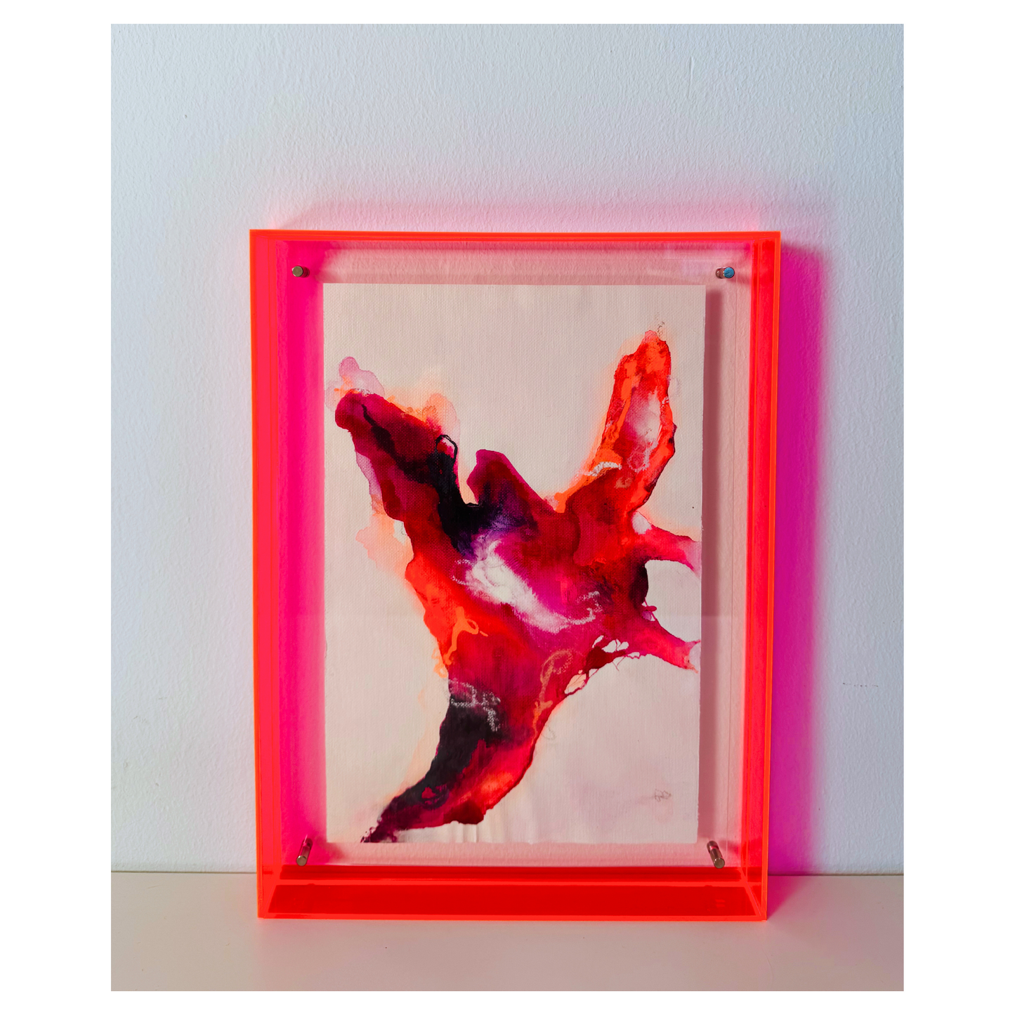 "Transformation S 10" Mixed Media auf unbespannter Leinwand, Größe: 20 x 30 cm (BxH)