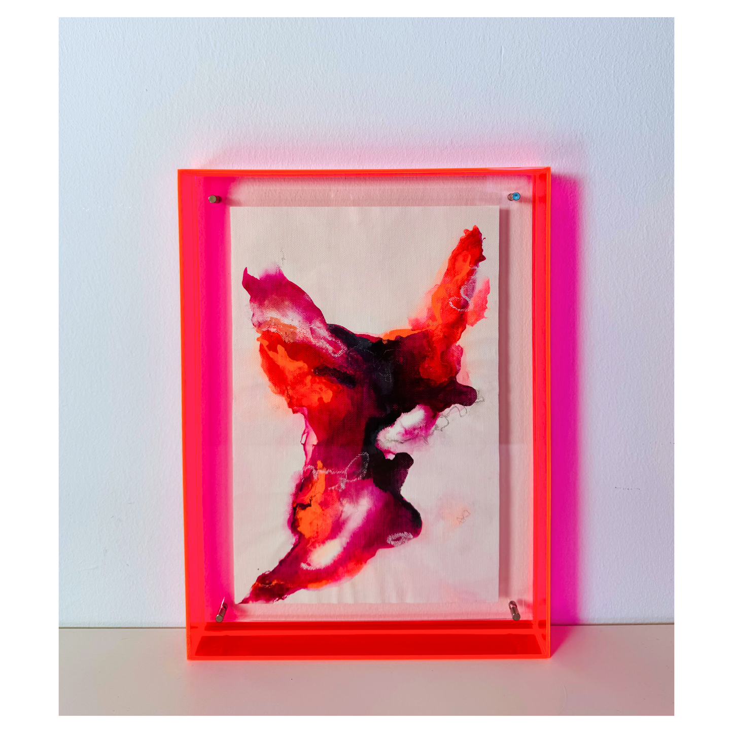 "Transformation S 11" Mixed Media auf unbespannter Leinwand, Größe: 20 x 30 cm (BxH)