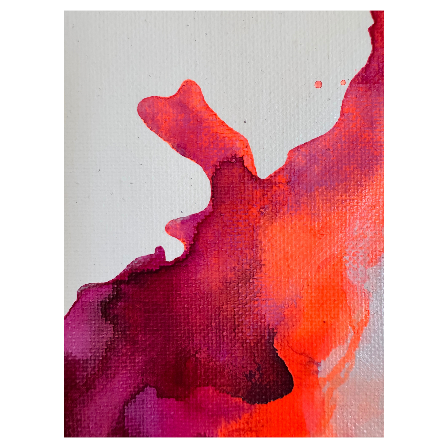"Transformation S 12" Mixed Media auf unbespannter Leinwand, Größe: 20 x 30 cm (BxH)