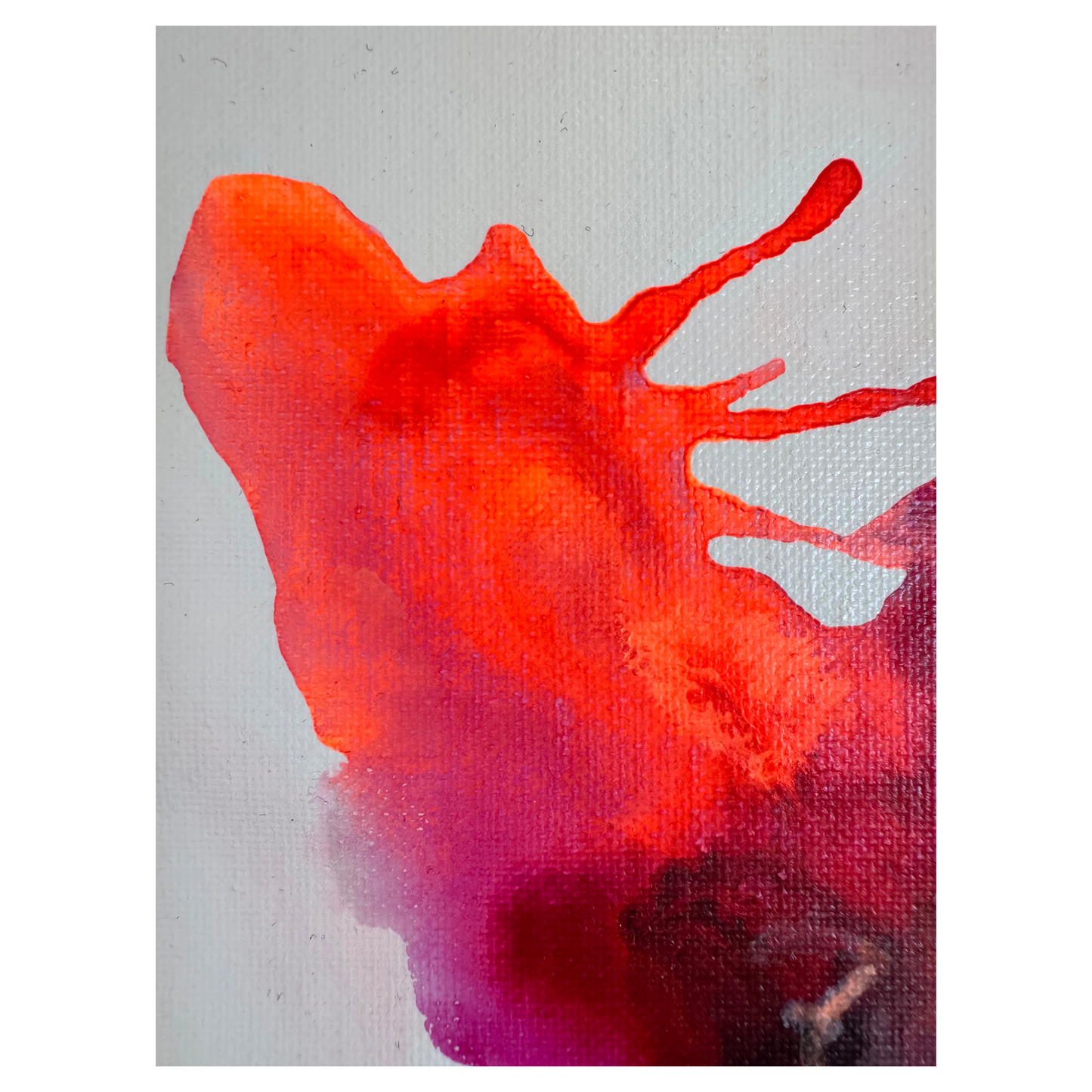 "Transformation S 13" Mixed Media auf unbespannter Leinwand, Größe: 20 x 30 cm (BxH)