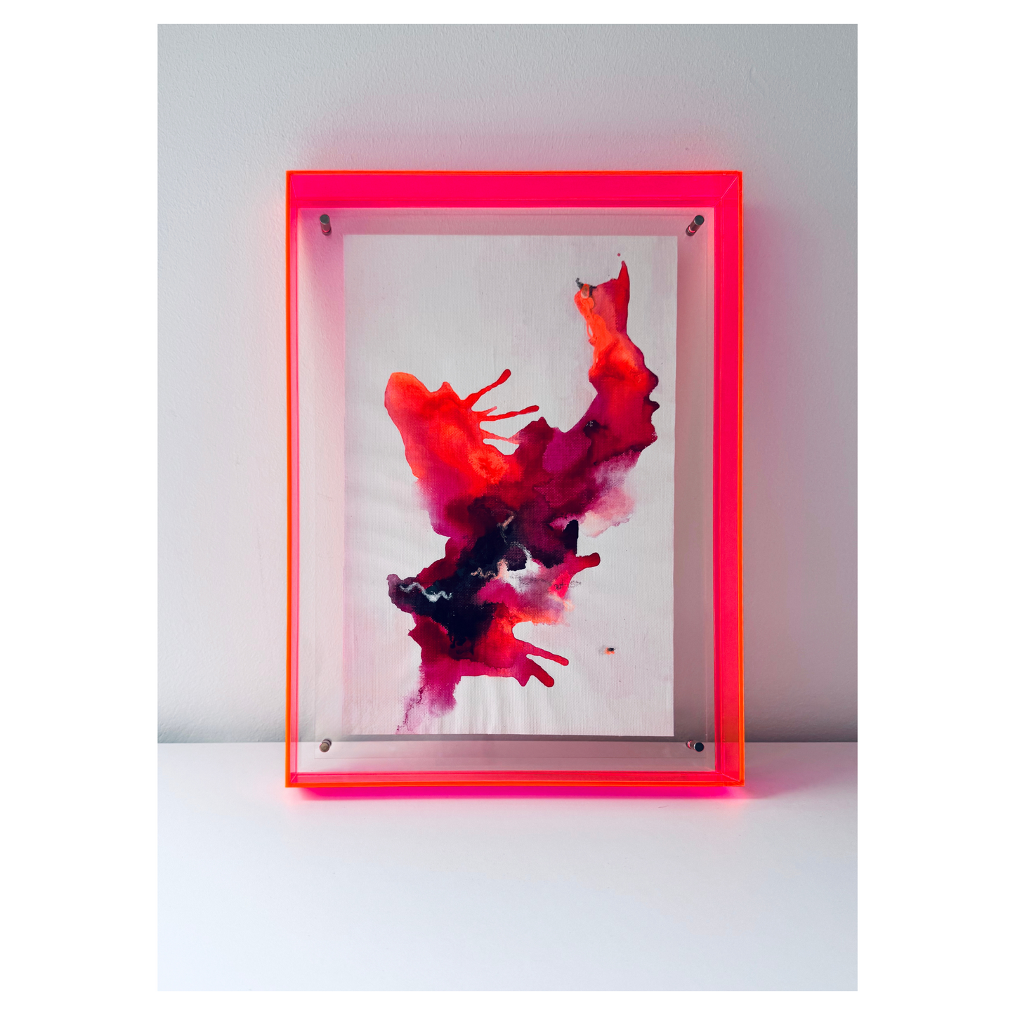 "Transformation S 13" Mixed Media auf unbespannter Leinwand, Größe: 20 x 30 cm (BxH)