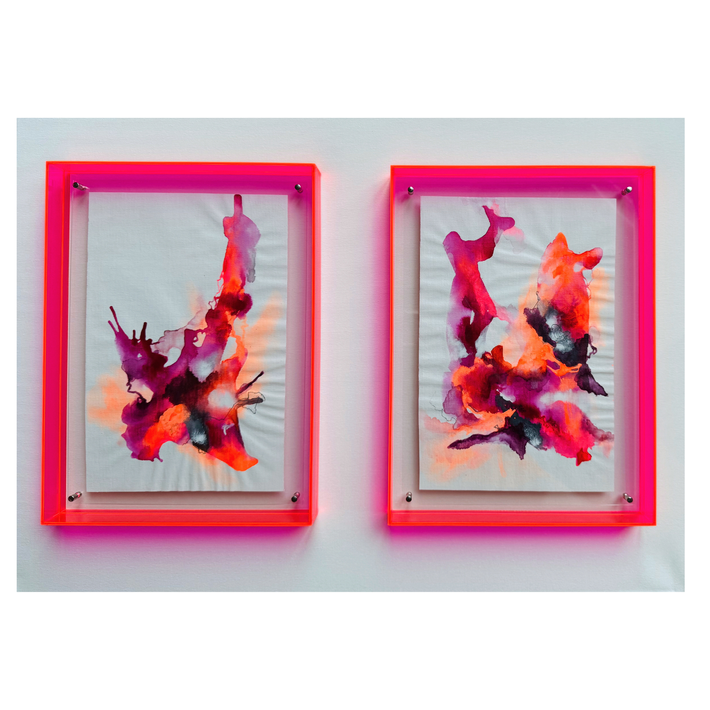 "Transformation S 15" Mixed Media auf unbespannter Leinwand, Größe: 20 x 30 cm (BxH)