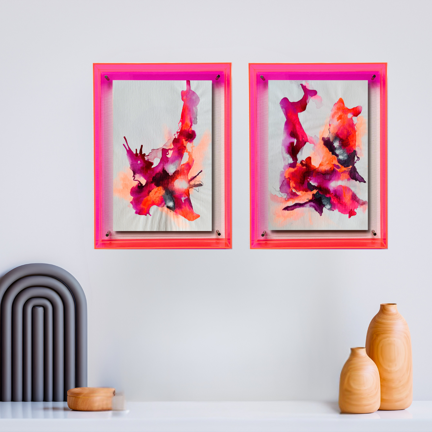 "Transformation S 14" Mixed Media auf unbespannter Leinwand, Größe: 20 x 30 cm (BxH)