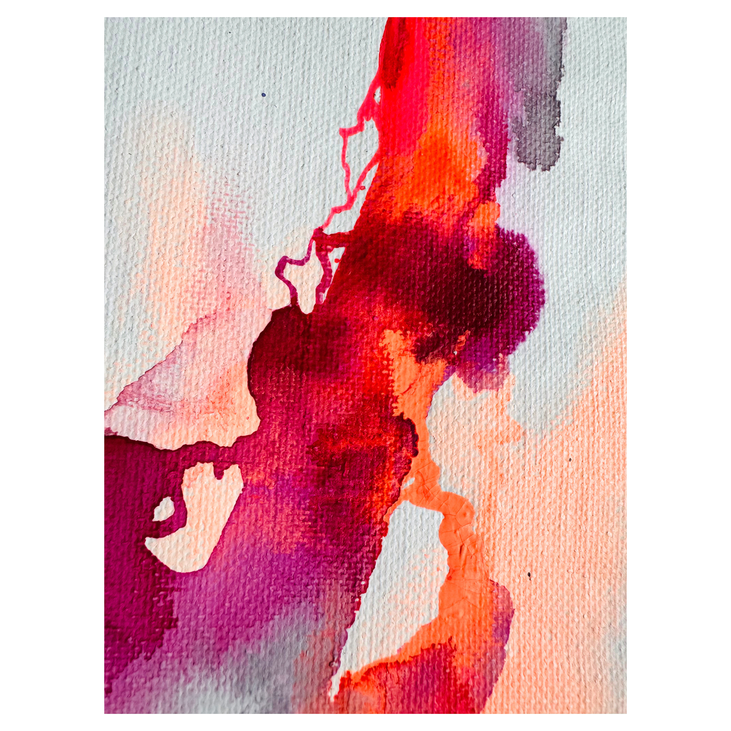 "Transformation S 14" Mixed Media auf unbespannter Leinwand, Größe: 20 x 30 cm (BxH)