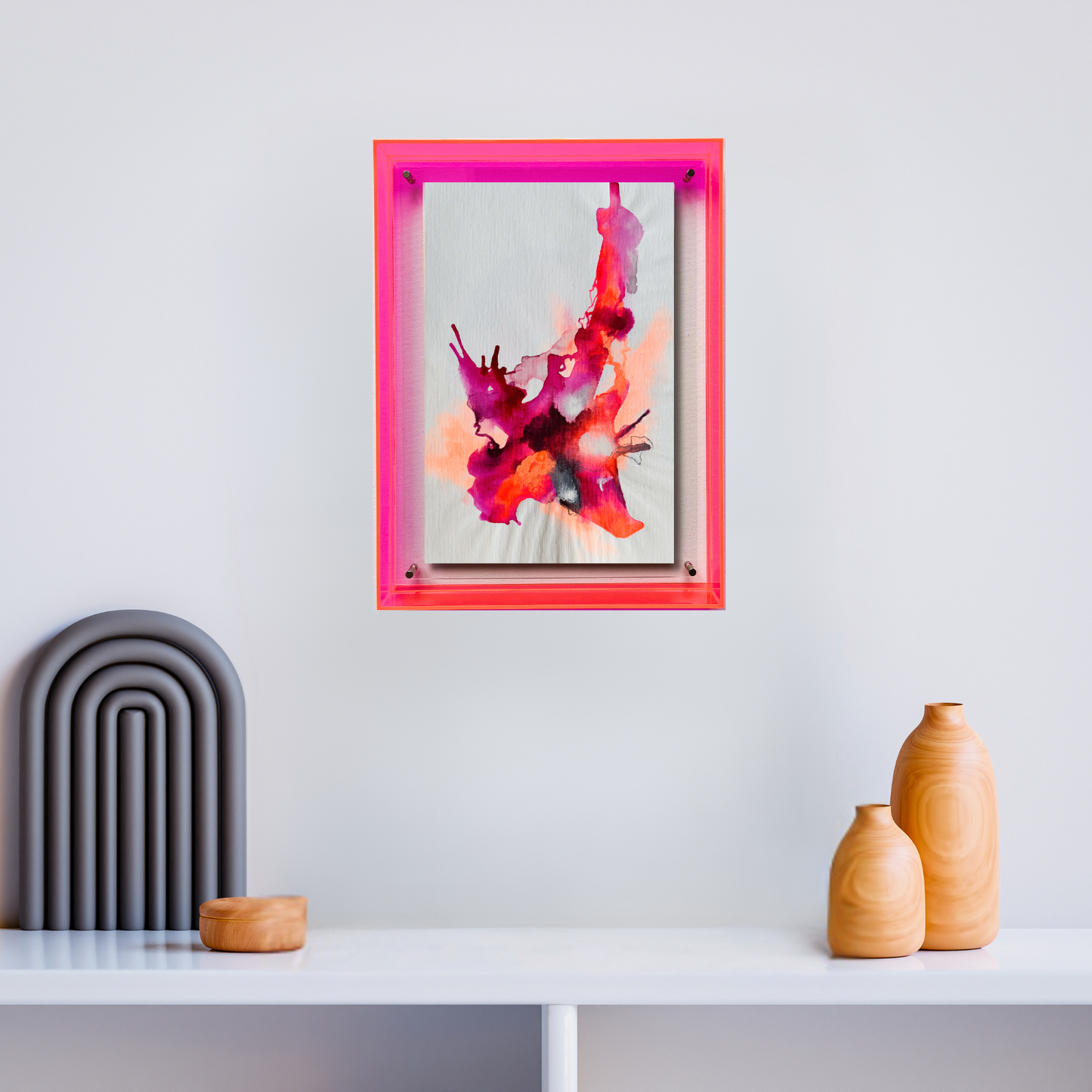 "Transformation S 14" Mixed Media auf unbespannter Leinwand, Größe: 20 x 30 cm (BxH)