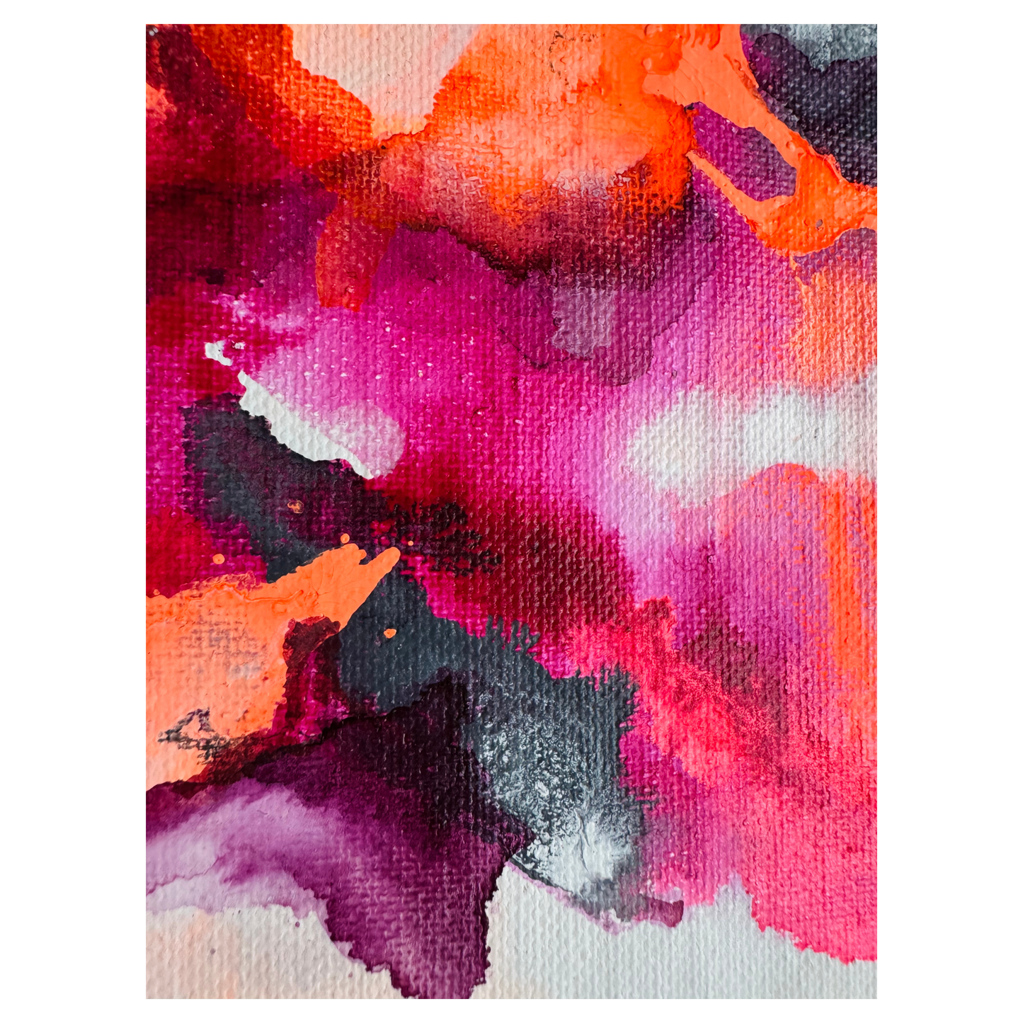 "Transformation S 15" Mixed Media auf unbespannter Leinwand, Größe: 20 x 30 cm (BxH)