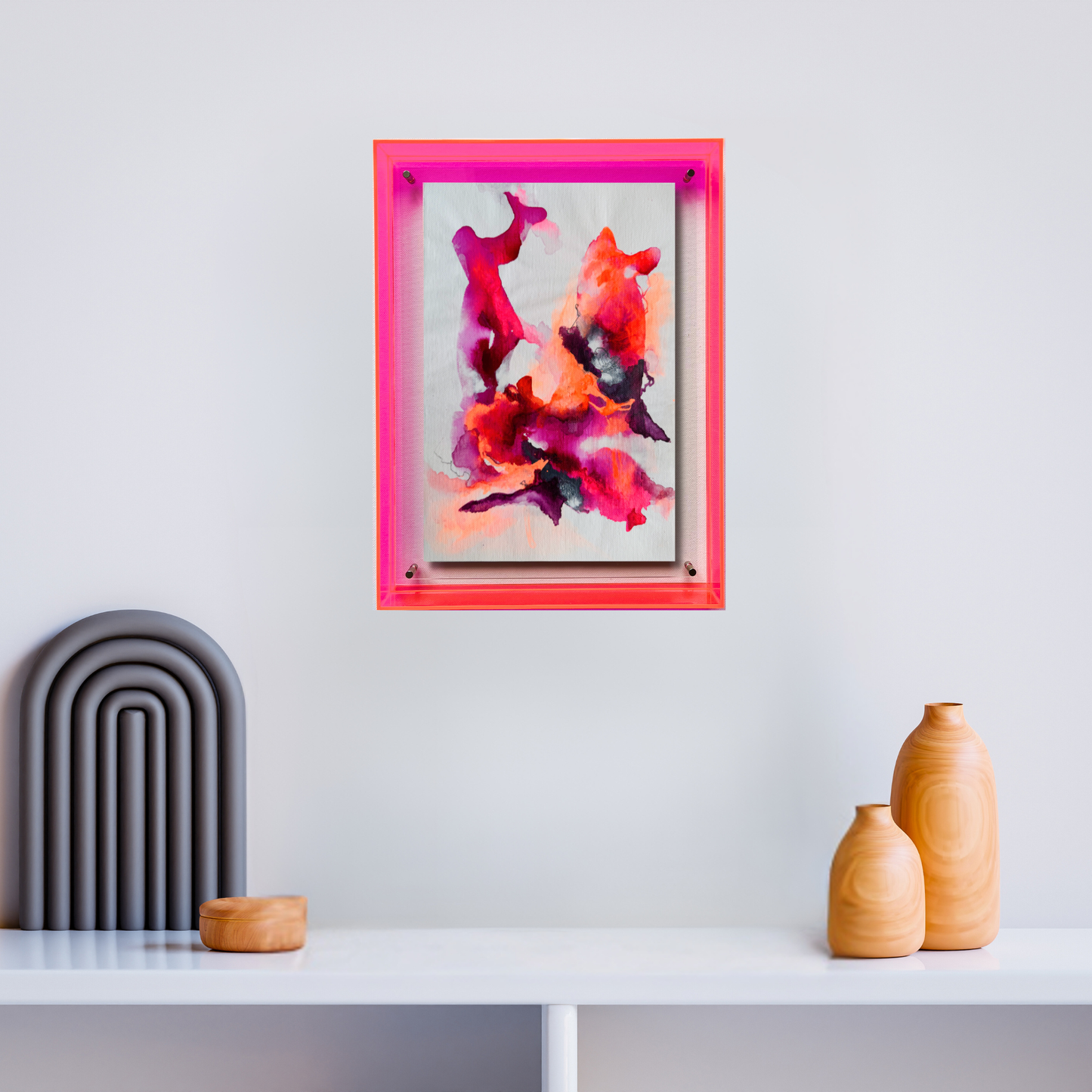 "Transformation S 15" Mixed Media auf unbespannter Leinwand, Größe: 20 x 30 cm (BxH)