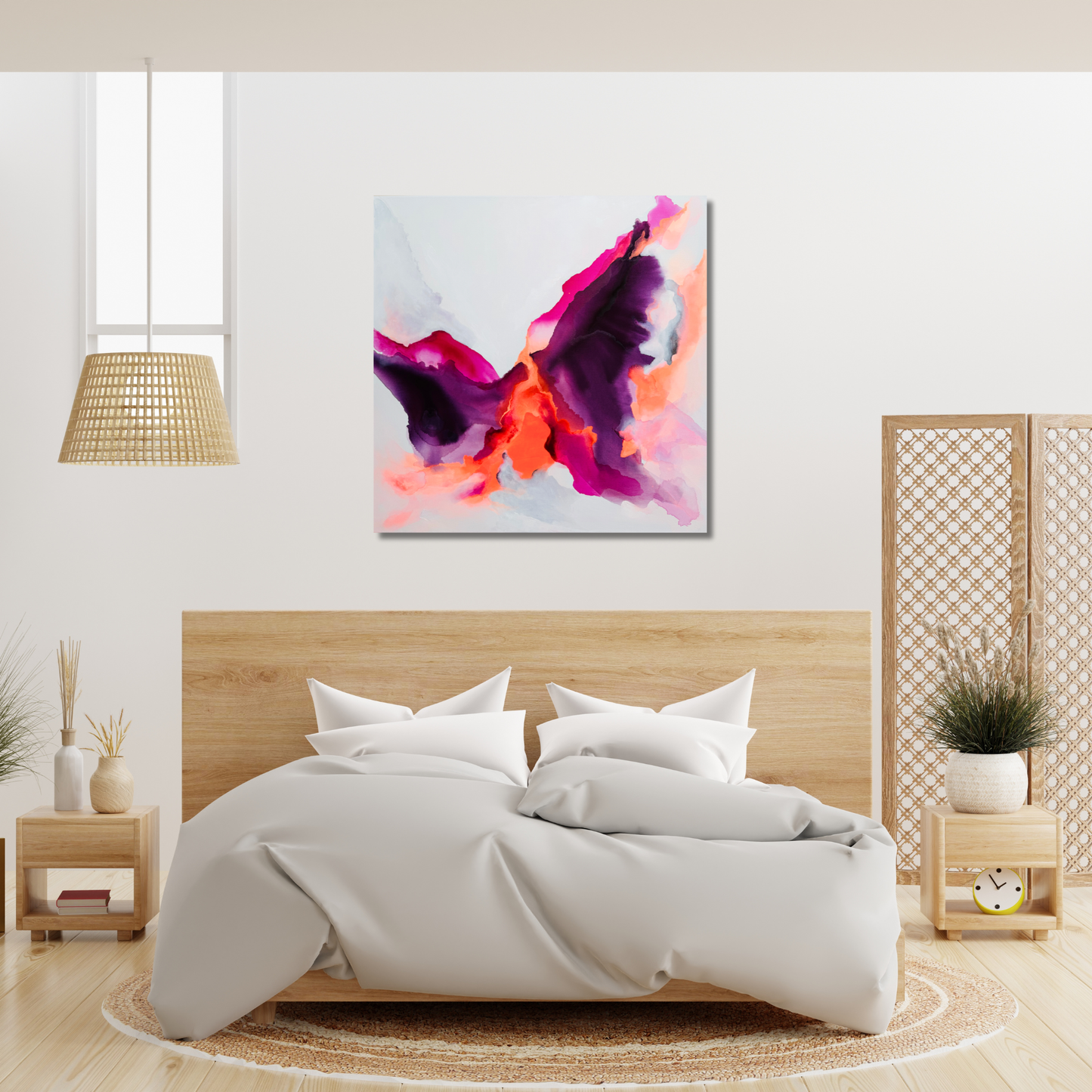 "Metamorphose 6" Acryl auf Leinwand, Größe: 80 x 80 x 4,0 cm (BxHxT)