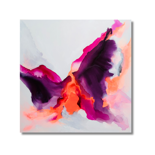 "Metamorphose 6" Acryl auf Leinwand, Größe: 80 x 80 x 4,0 cm (BxHxT)