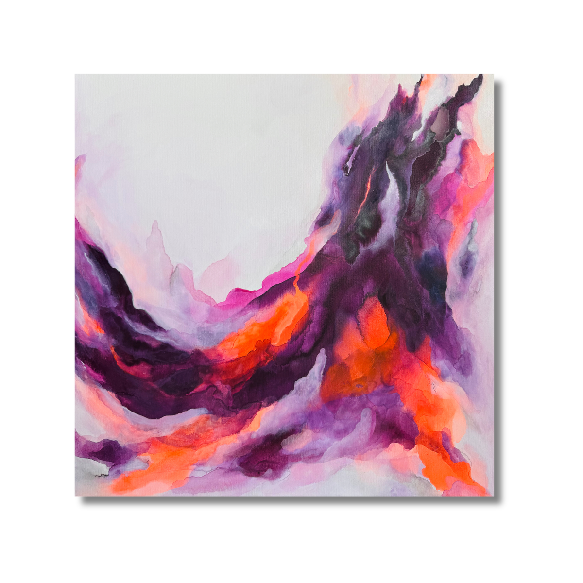 "Metamorphose 7" Acryl auf Leinwand, Größe: 80 x 80 x 4,0 cm (BxHxT)
