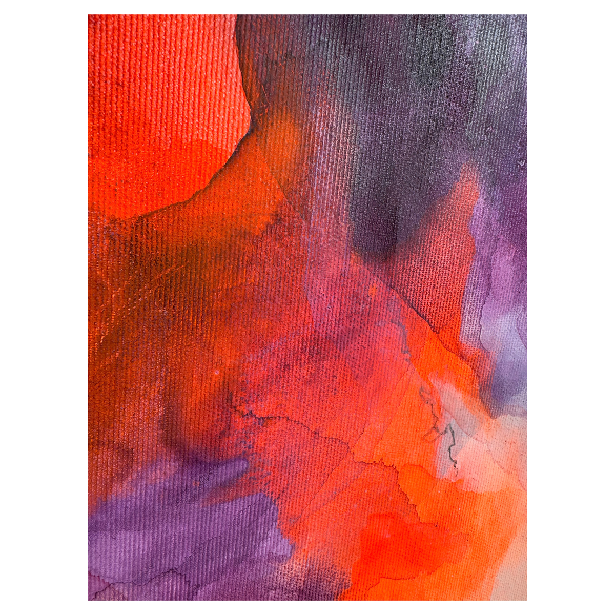 "Metamorphose 7" Acryl auf Leinwand, Größe: 80 x 80 x 4,0 cm (BxHxT)