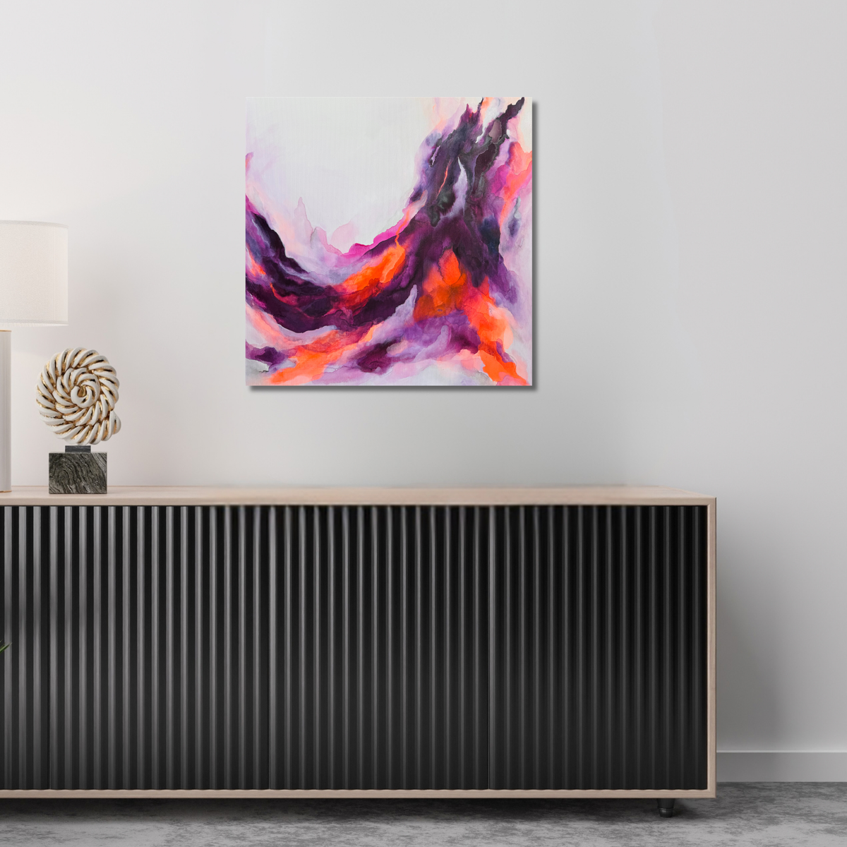 "Metamorphose 7" Acryl auf Leinwand, Größe: 80 x 80 x 4,0 cm (BxHxT)