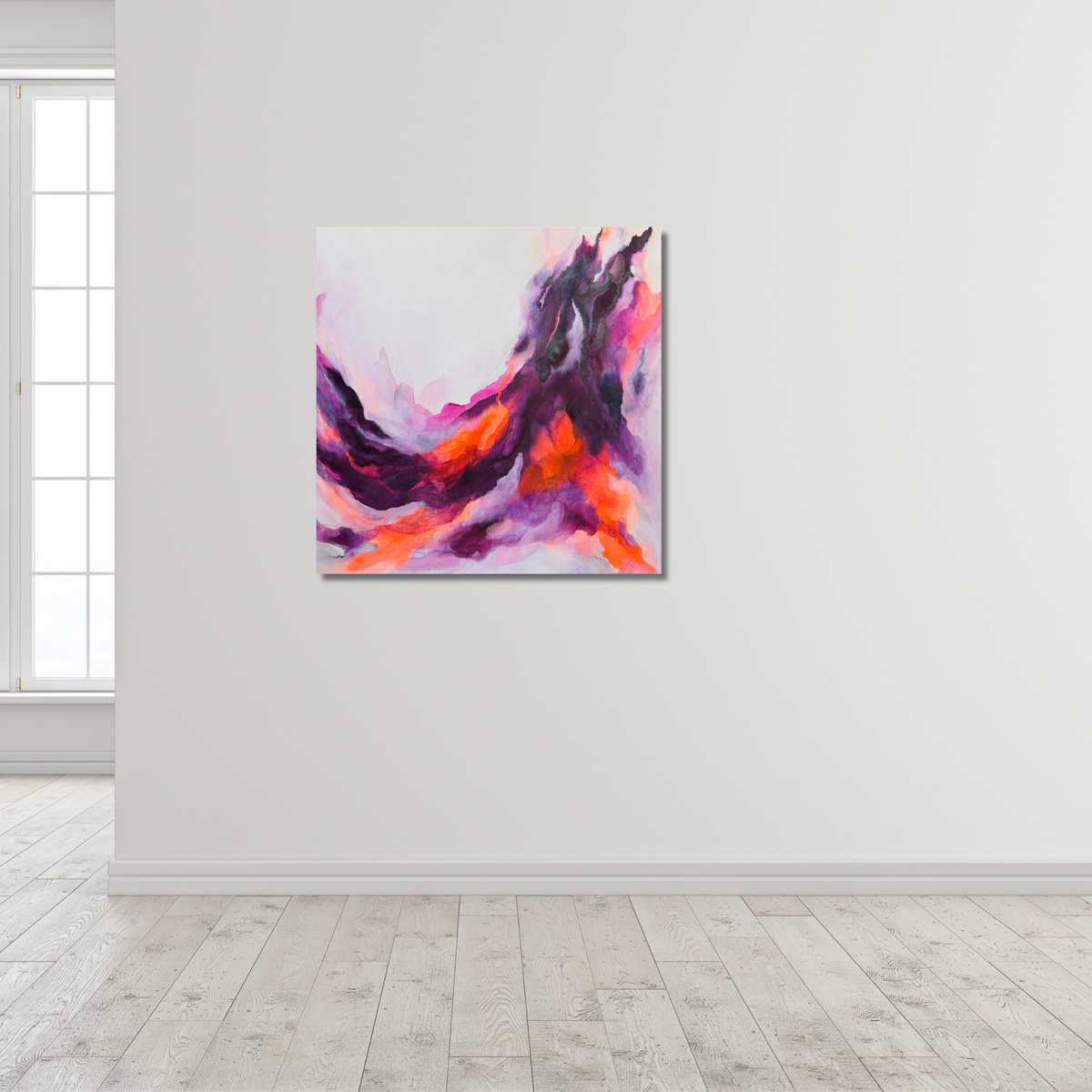 "Metamorphose 7" Acryl auf Leinwand, Größe: 80 x 80 x 4,0 cm (BxHxT)