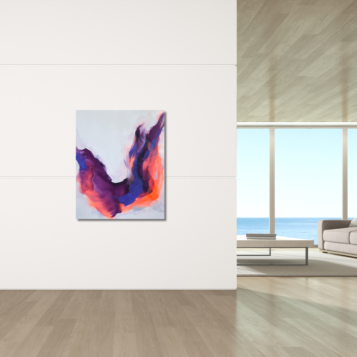 "Metamorphose 8" Acryl auf Leinwand, Größe: 80 x 100 x 4,5 cm (BxHxT)