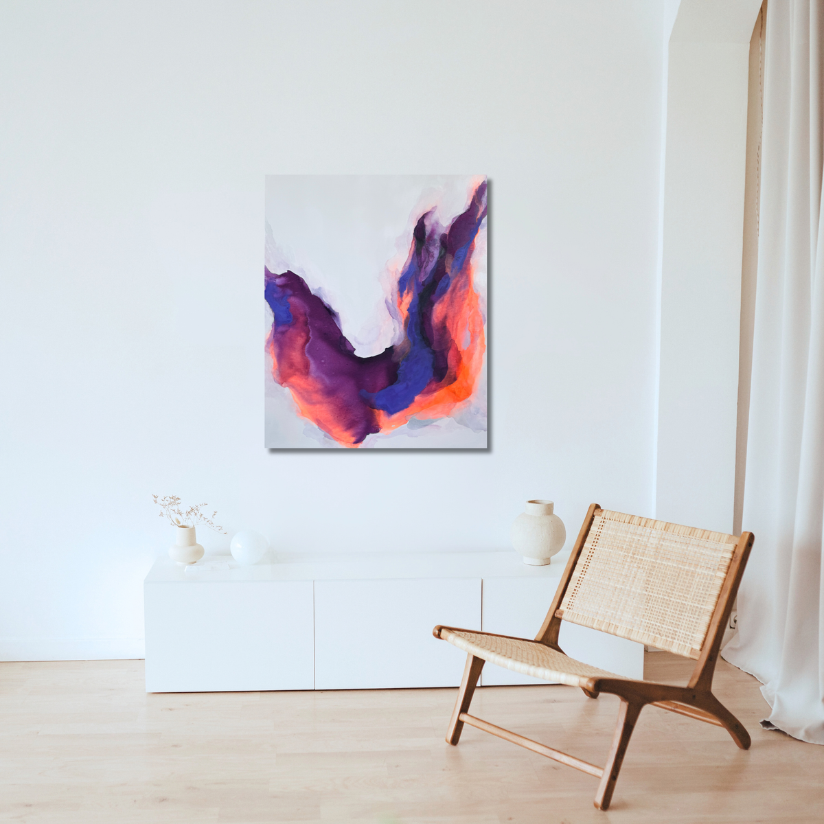 "Metamorphose 8" Acryl auf Leinwand, Größe: 80 x 100 x 4,5 cm (BxHxT)