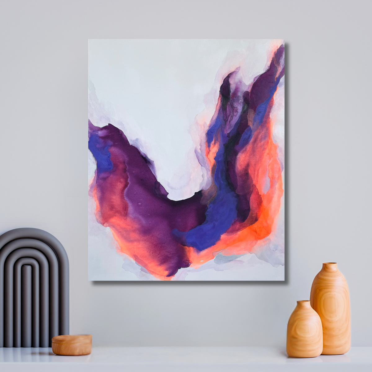 "Metamorphose 8" Acryl auf Leinwand, Größe: 80 x 100 x 4,5 cm (BxHxT)