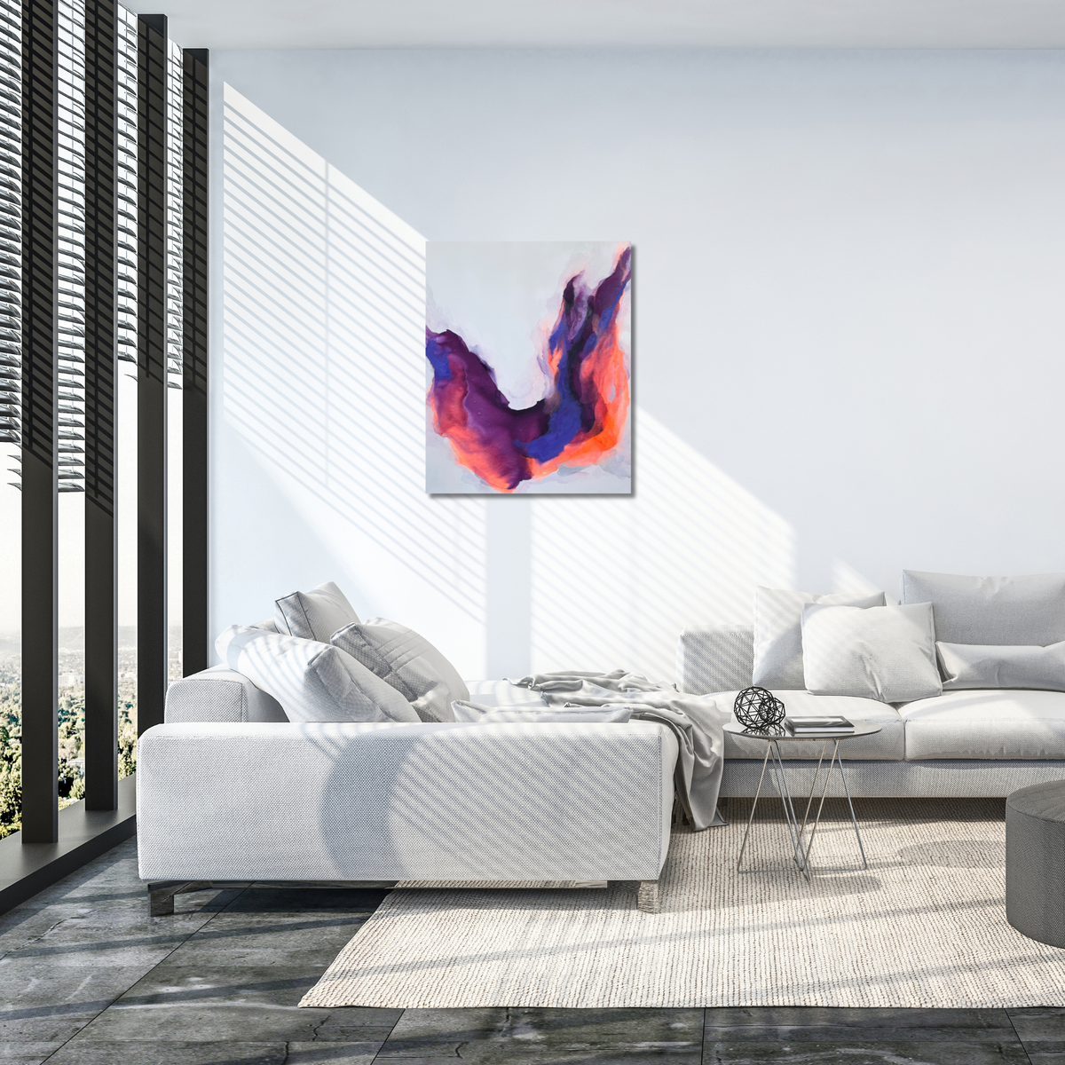"Metamorphose 8" Acryl auf Leinwand, Größe: 80 x 100 x 4,5 cm (BxHxT)