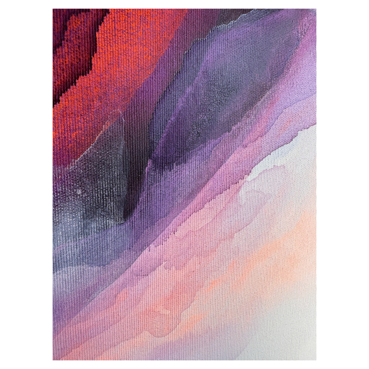 "Metamorphose 9" Acryl auf Leinwand, Größe: 100 x 100 x 4,5 cm (BxHxT)