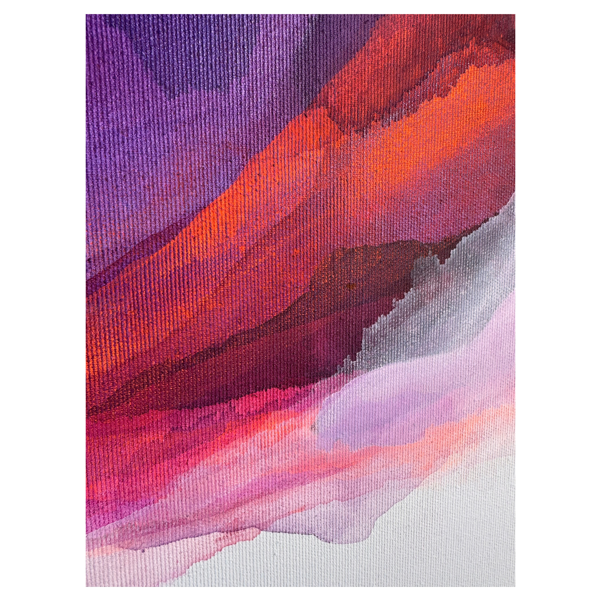 "Metamorphose 9" Acryl auf Leinwand, Größe: 100 x 100 x 4,5 cm (BxHxT)