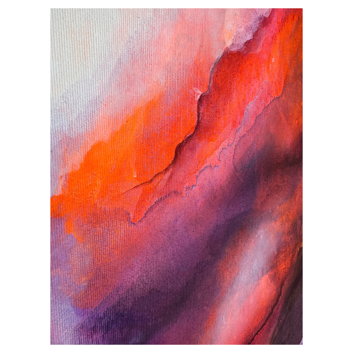 "Metamorphose 9" Acryl auf Leinwand, Größe: 100 x 100 x 4,5 cm (BxHxT)