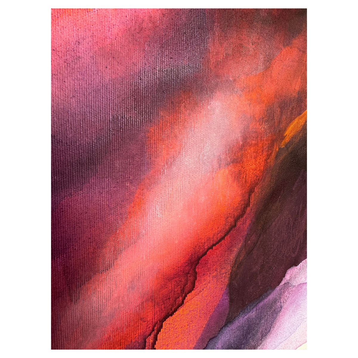 "Metamorphose 9" Acryl auf Leinwand, Größe: 100 x 100 x 4,5 cm (BxHxT)