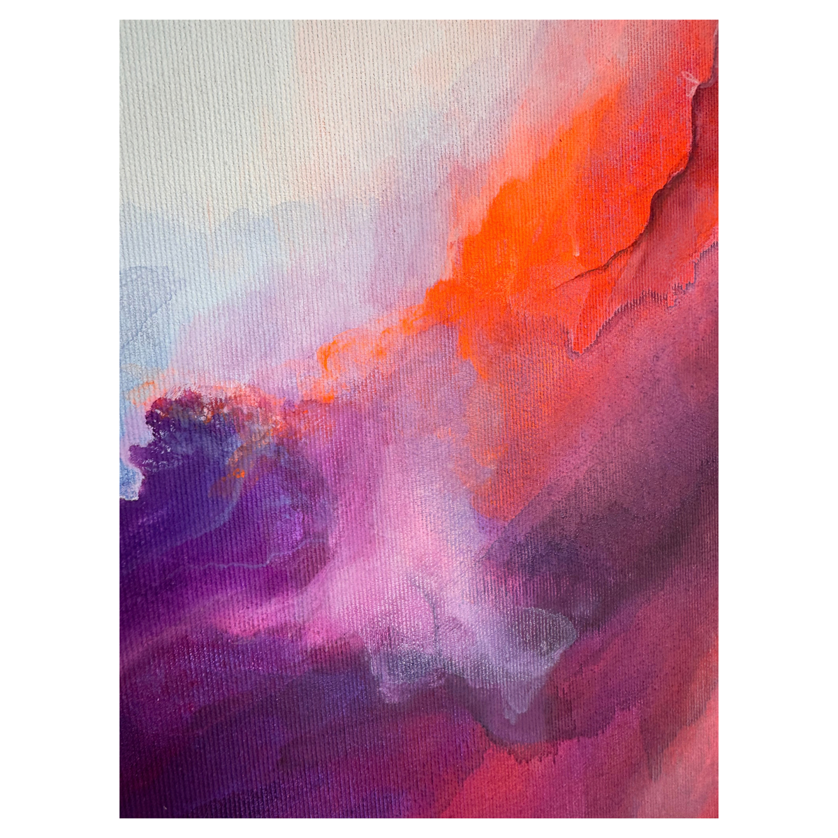 "Metamorphose 9" Acryl auf Leinwand, Größe: 100 x 100 x 4,5 cm (BxHxT)