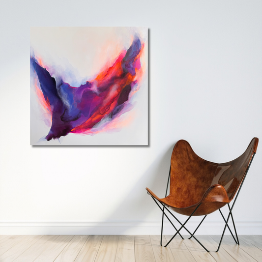 "Metamorphose 9" Acryl auf Leinwand, Größe: 100 x 100 x 4,5 cm (BxHxT)