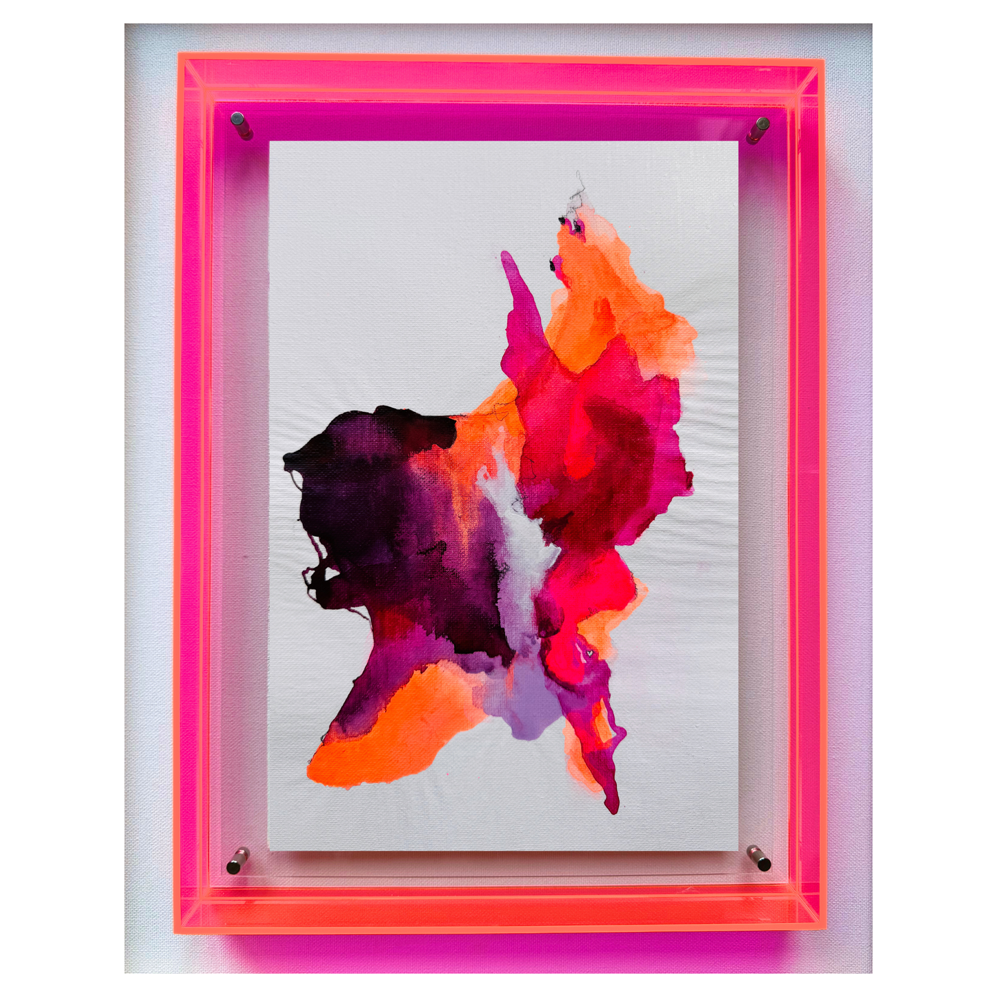"Transformation S 17" Mixed Media auf unbespannter Leinwand, Größe: 20 x 30 cm (BxH)
