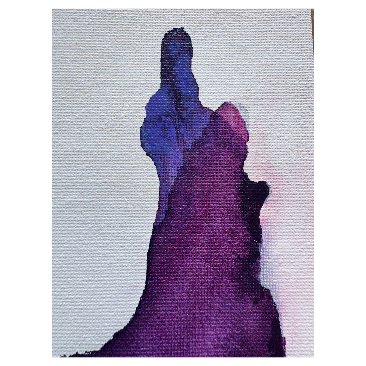 "Transformation S 18" Mixed Media auf unbespannter Leinwand, Größe: 20 x 30 cm (BxH)
