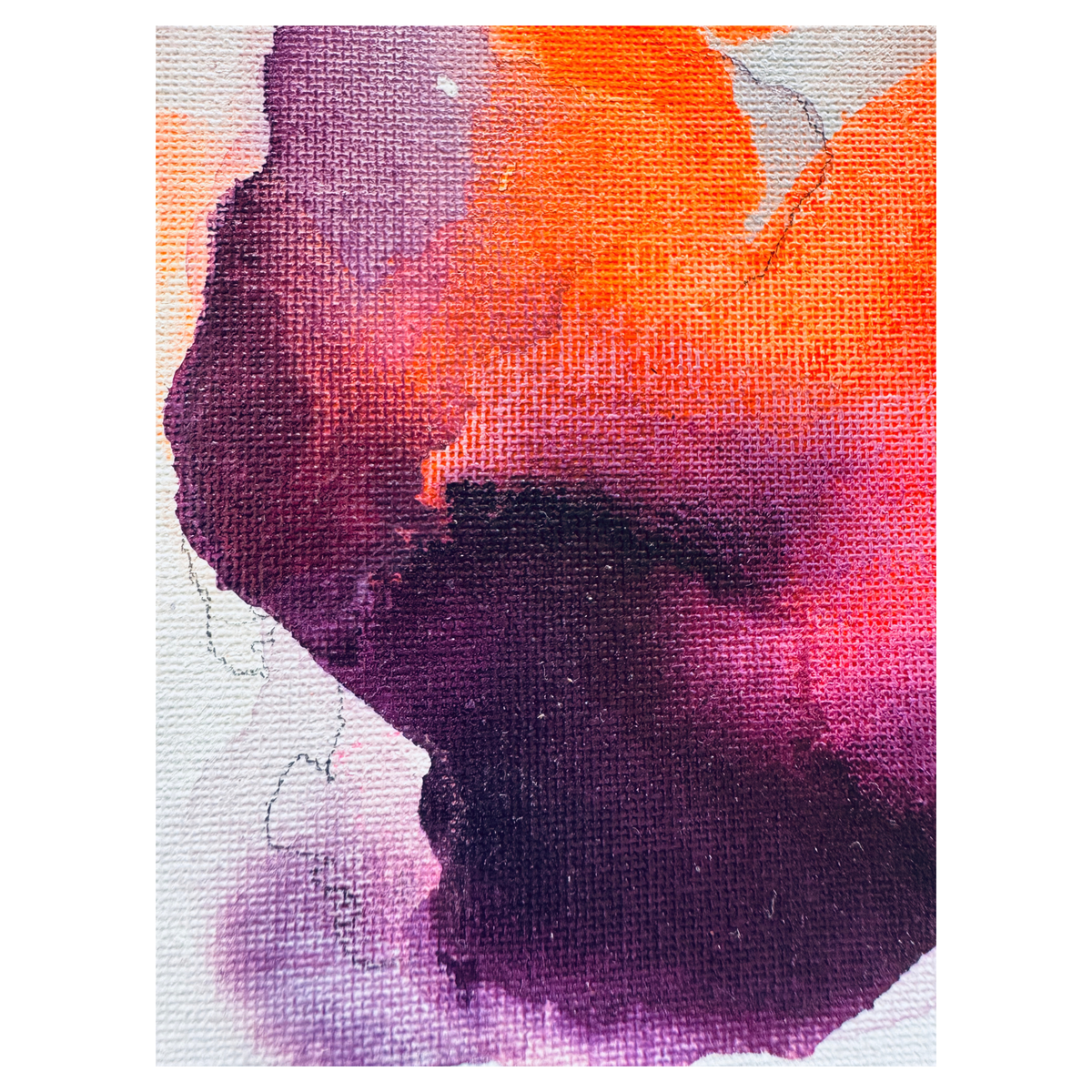 "Transformation S 19" Mixed Media auf unbespannter Leinwand, Größe: 20 x 30 cm (BxH)