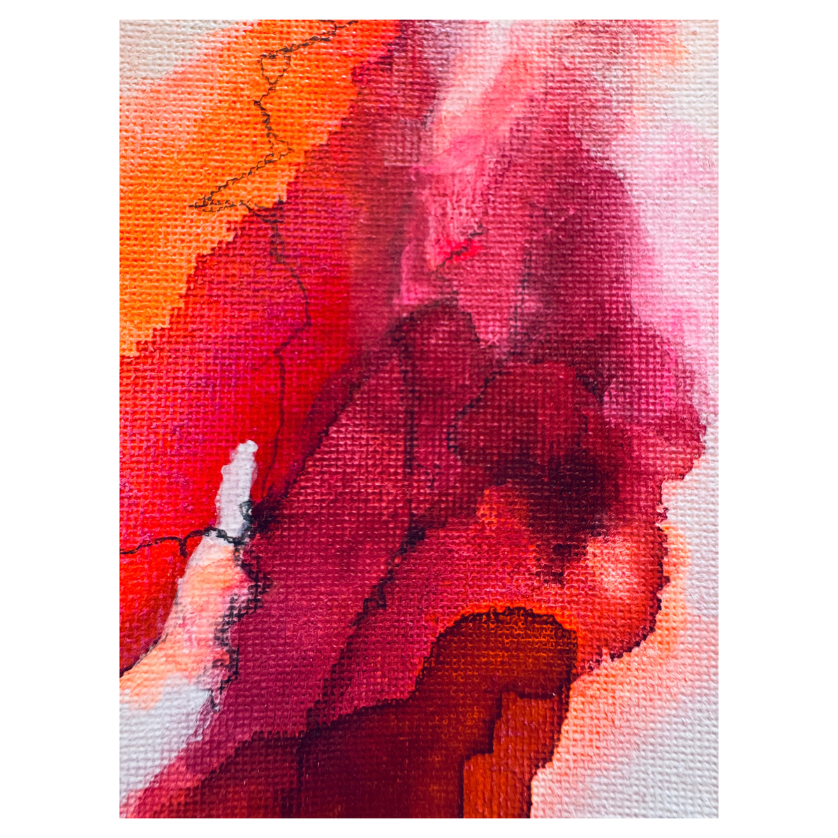 "Transformation S 19" Mixed Media auf unbespannter Leinwand, Größe: 20 x 30 cm (BxH)