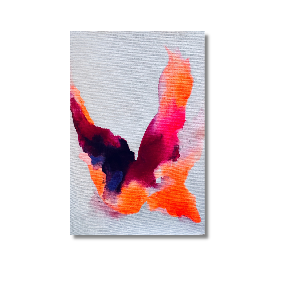 "Transformation S 20" Mixed Media auf unbespannter Leinwand, Größe: 20 x 30 cm (BxH)