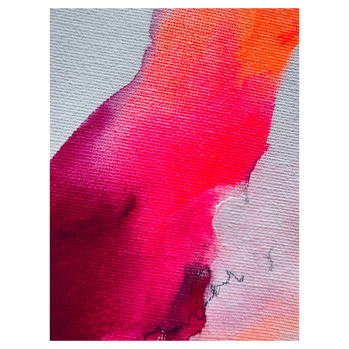 "Transformation S 20" Mixed Media auf unbespannter Leinwand, Größe: 20 x 30 cm (BxH)
